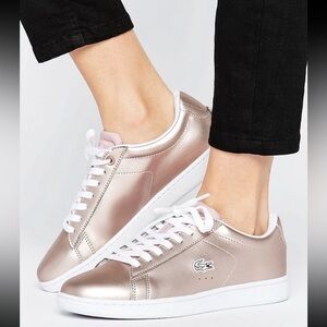 Lacoste Carnaby Evo Rose Gold (Metallic Pink) 7